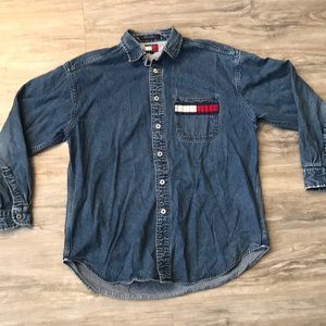 Vintage Tommy Hilfiger Jeans Denim Shirt